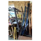 Metal Shelf and Hand Tools