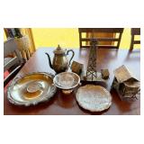 Silver-Tone Metalware Lot