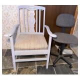 Wooden Armchair & Office Chair