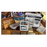 Elna 7000 Sewing Machine & Sewing Supplies