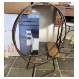 Wrought Iron Hoop Log Holder