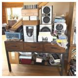 Sony 3 Disc Changer, CD Collection, Entryway Table