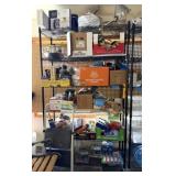 Metal Wire Shelf w/ Contents