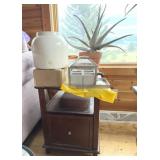 Side Table w/ Decor