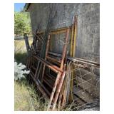 Scaffolding Pieces & Barbed Wire