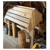 Wooden Saddle Stand