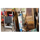 Step Stools, Ironing Board, Roof Rake, Blue Stool