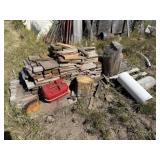 Scrap Wood, Gas Can