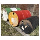 (3) Barrels