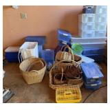 Baskets, Plastic Totes, Misc Homegoods