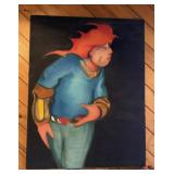 Large Acrylic Painting 45.5' x 35.5'