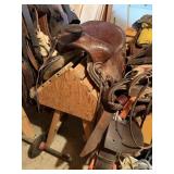 Tooled Western Saddle #3