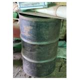 (2) Metal Barrels