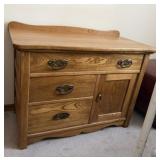 Antique Oak Washstand