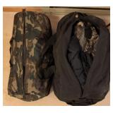 Hunting Clothes & Sleeping Bag