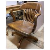 Wood Desk Chair