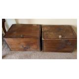 Vintage Wooden Storage Boxes