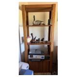 Tall Oak Shelving Unit