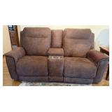 Power Reclining Console Loveseat