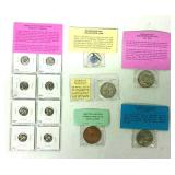 Uncirculated Dimes, Medalions, Foreign Currency