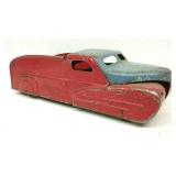 Antique Toy Metal Truck w/ Wooden Wheels