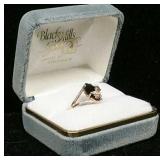 10K Black Hills Gold Ring w/ Onyx