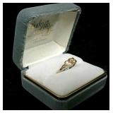 10K Black Hills Gold Two-Heart Ring