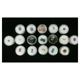 (17) Gem Stones in Containers