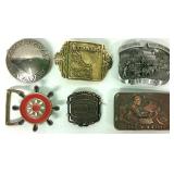 (6) Belt Buckles