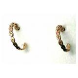 10K Black Hills Gold Hoop Earings