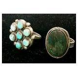 (2) Rings w/ Stones