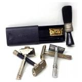 Vintag Razors & Shaving Cream Brush