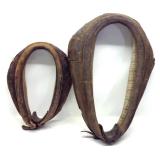 Vintage Leather & Canvas Horse/pony Collars