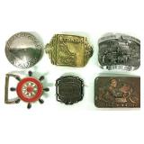 (6) Belt Buckles