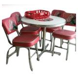 Vintage Coca Cola Table, Chairs & Drink Crate