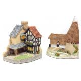 2 Collectable  David Winter Cottage Ceramics