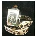 Leopard Print Quartz Watch & Coordinating Bracelet