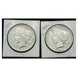 1922 & 1923 "Peace" Silver Dollars