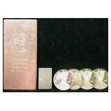 Copper Ingot, (4) Copper Coins & Titanium Ingot