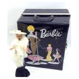 1962 Barbie & Black Vinyl Case by Mattel inc.