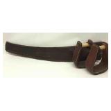 Leather Rifle Scabbard & Leather Stirrups