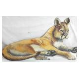 Handpainted Mountain Lion- Local Montana artist