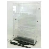 Double-Sided Spinning Display Case w/ Ring Sizer