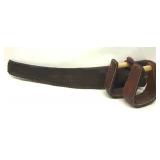 Leather Rifle Scabbard & Leather Stirrups