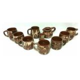 Clays in Calico Cardwell, Montana Coffee Set