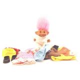 1960s Troll Doll & Clothes