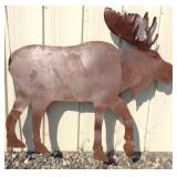 Large Metal Moose Outdoor Art