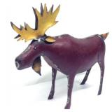 Welded Metal Moose Art