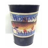 Montana Native Metal Bucket