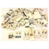 Many Pairs of Dicks Lures Earrings